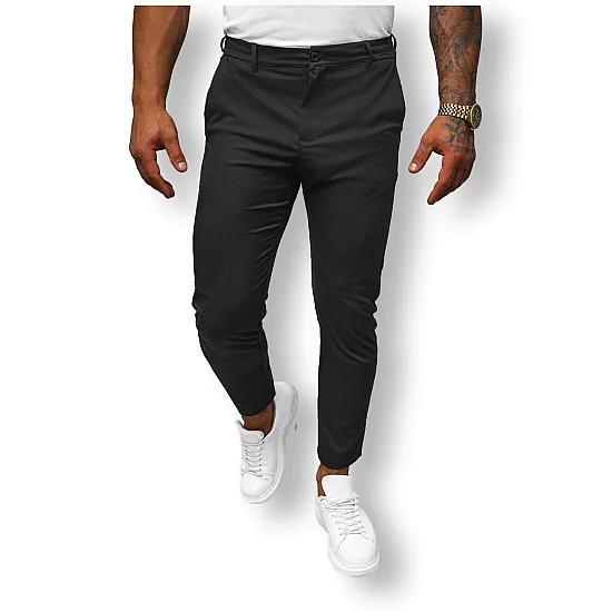 Men's black trousers Barber O/1411SP
