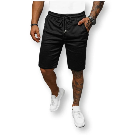 Vyriški juodos spalvos šortai Nica NB/MP0266N