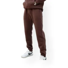 Brązowe spodnie casual męskie Denir