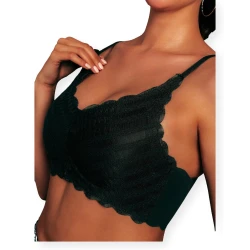 Juoda liemenėlė moterims Paris