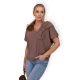 Moteriški rudi marškinėliai Korin 28874
