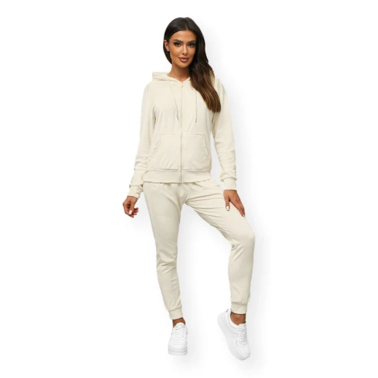 Moteriškas rusvas veliūrinis komplektas Softi JS/8C1176/155Z