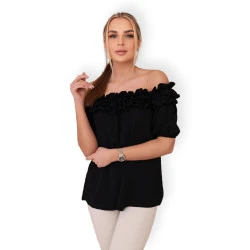 Moteriška juoda palaidinė Lorena