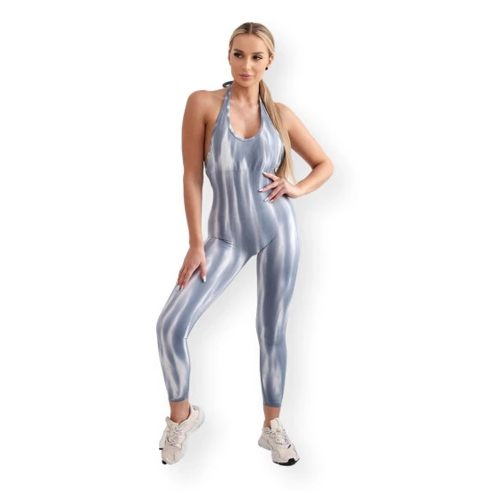 Moteriškas pilkas kombinezonas Slimy 29322