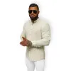 Men's beige shirt Litor O/V117