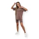 Moteriškas rudas komplektas Korina