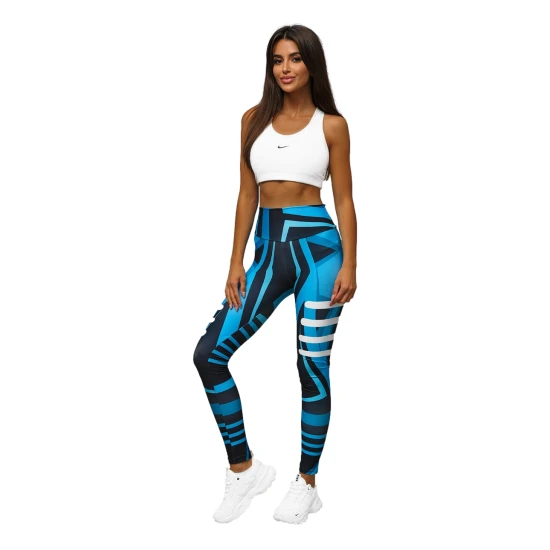 Moteriškos mėlynos spalvos kelnės Dijora O/D0010Z