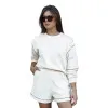 Women's white set Megin AY1054
