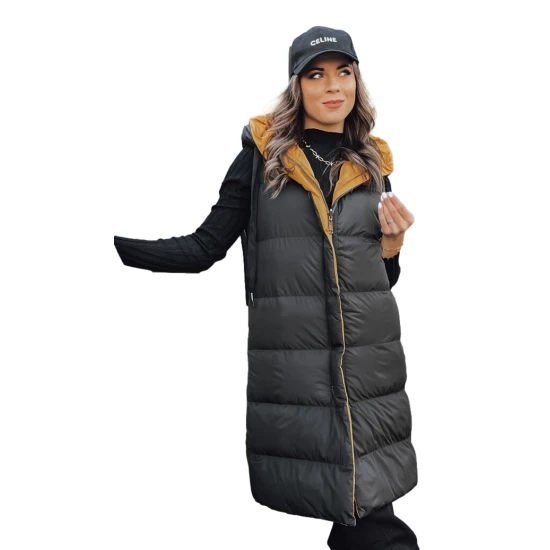 Ilga juoda su rudu vidumi liemenė Neki TY4042