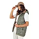 Women's green hooded vest Kolin TY4118