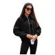 Black jacket with black fur Edit O/81326