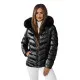 Black glossy jacket for women Alexa JS/5M3138/392AZ