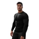 Vyriški juodos spalvos marškinėliai ilgomis rankovėmis Jamat JS/2088