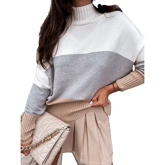 Women's grey cardigan Serin MY1981