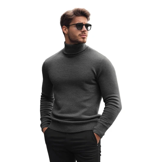 Vyriškas megztinis aukštu kaklu Suren O/GM303Z