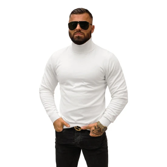 Baltas vyriškas megztinis Minol O/GM309