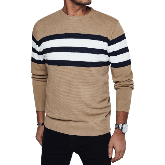 Vyriškas rusvas megztinis Firol WX2246