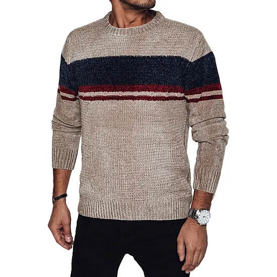 Men's brown jumper Rich WX2243