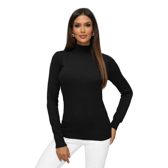 Moteriškas megztinis aukštu kaklu Milena JS/8003/8