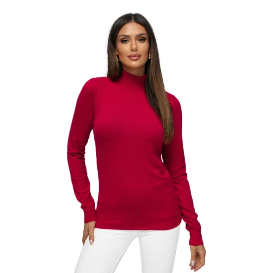 Moteriškas megztinis aukštu kaklu Milena JS/8003/8