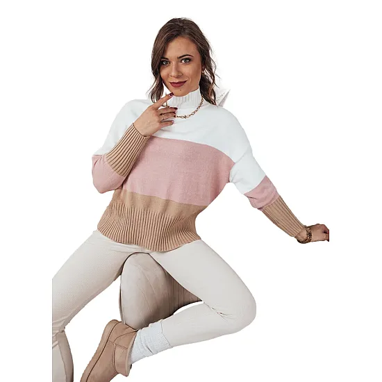 Women's pink jumper Serin MY2069