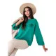 Damski zielony sweter oversize Justi MY2008