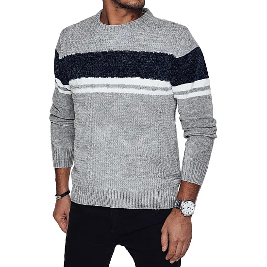 Men's grey jumper Rich WX2245