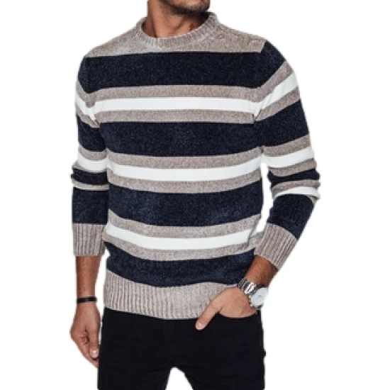 Vyriškas tamsiai mėlynas megztinis Entoni WX2263