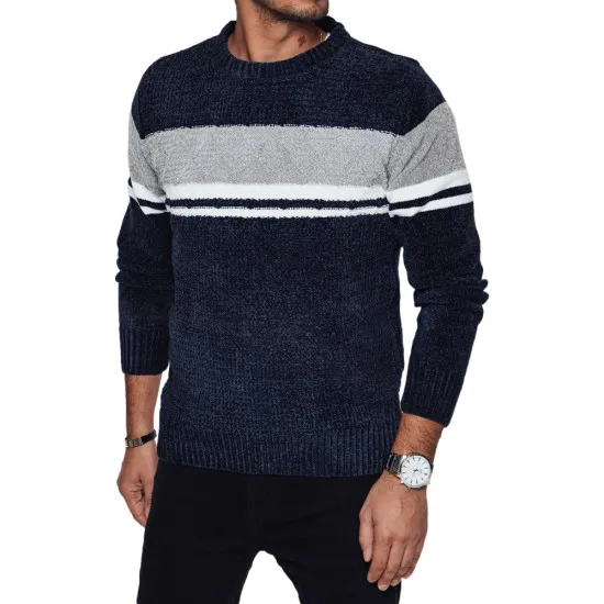 Men's dark blue jumper Rich WX2244