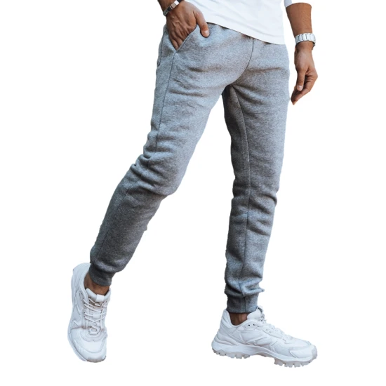 Vyriškos šviesiai pilkos laisvalaikio kelnės Anti