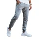 Vyriškos šviesiai pilkos laisvalaikio kelnės Anti