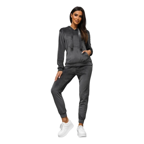 Moteriškas tamsiai pilkas veliūrinis komplektas Merlin JS/35C1612/5