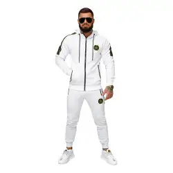 Vyriškas baltas sportinis komplektas Super