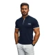 Vyriški tamsiai mėlyni polo marškinėliai Novin O/M2810