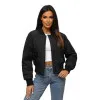 Moteriška juoda bomber stiliaus striukė Morin JS/16M9227/392