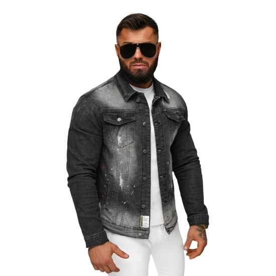 Juoda džinsinė striukė Onil NB/MJ542N