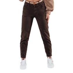 Moteriški juodos spalvos džinsai Evin