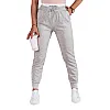 Moteriškos laisvalaikio pilkos slim fit kelnės Sport