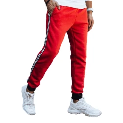 Vyriškos raudonos laisvalaikio kelnės Harin