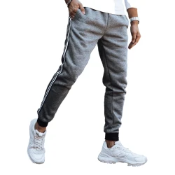 Vyriškos tamsiai pilkos laisvalaikio kelnės Harin