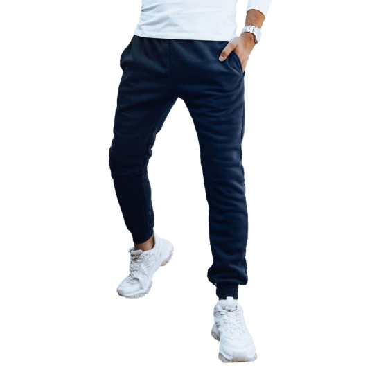 Vyriškos tamsiai mėlynos laisvalaikio kelnės Anti UX4432