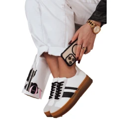 Moteriški baltos spalvos laisvalaikio batai Tag