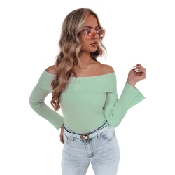 Moteriškas žalios spalvos megztinis Show