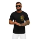 Vyriški juodos spalvos marškinėliai Soldier