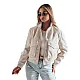 Rusva moteriška oversize bomber striukė Milina TY4793