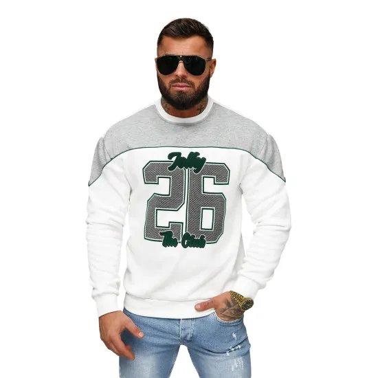 Men's white jumper Jolly O/RR250005