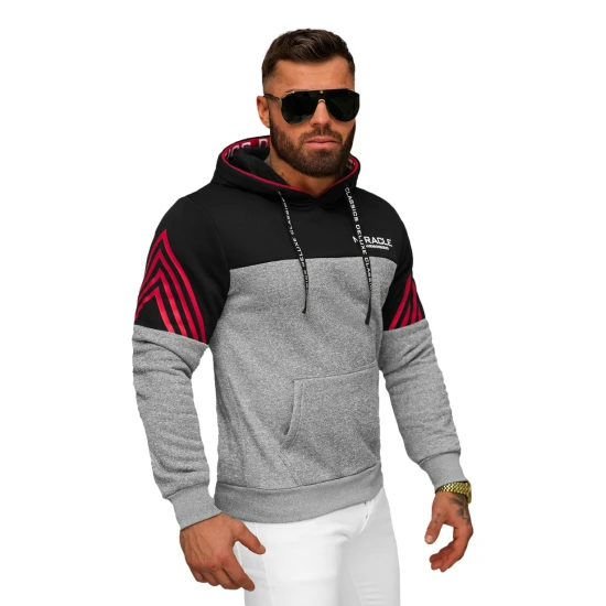 Vyriškas pilkos spalvos džemperis Miracle O/TT30505