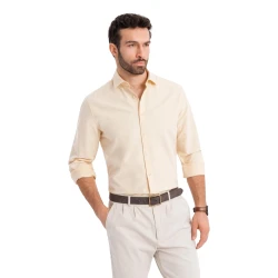 Vyriški geltonos spalvos marškiniai Adrian