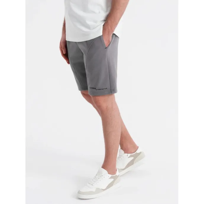 Vyriški pilkos spalvos šortai Sport V3 OM-SRSK-0138
