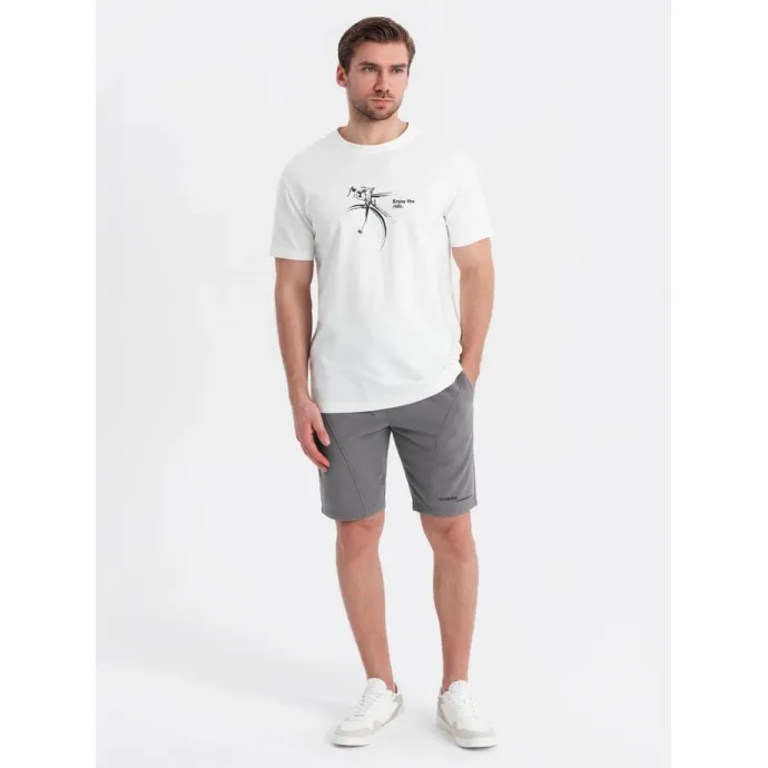 Vyriški pilkos spalvos šortai Sport V3 OM-SRSK-0138